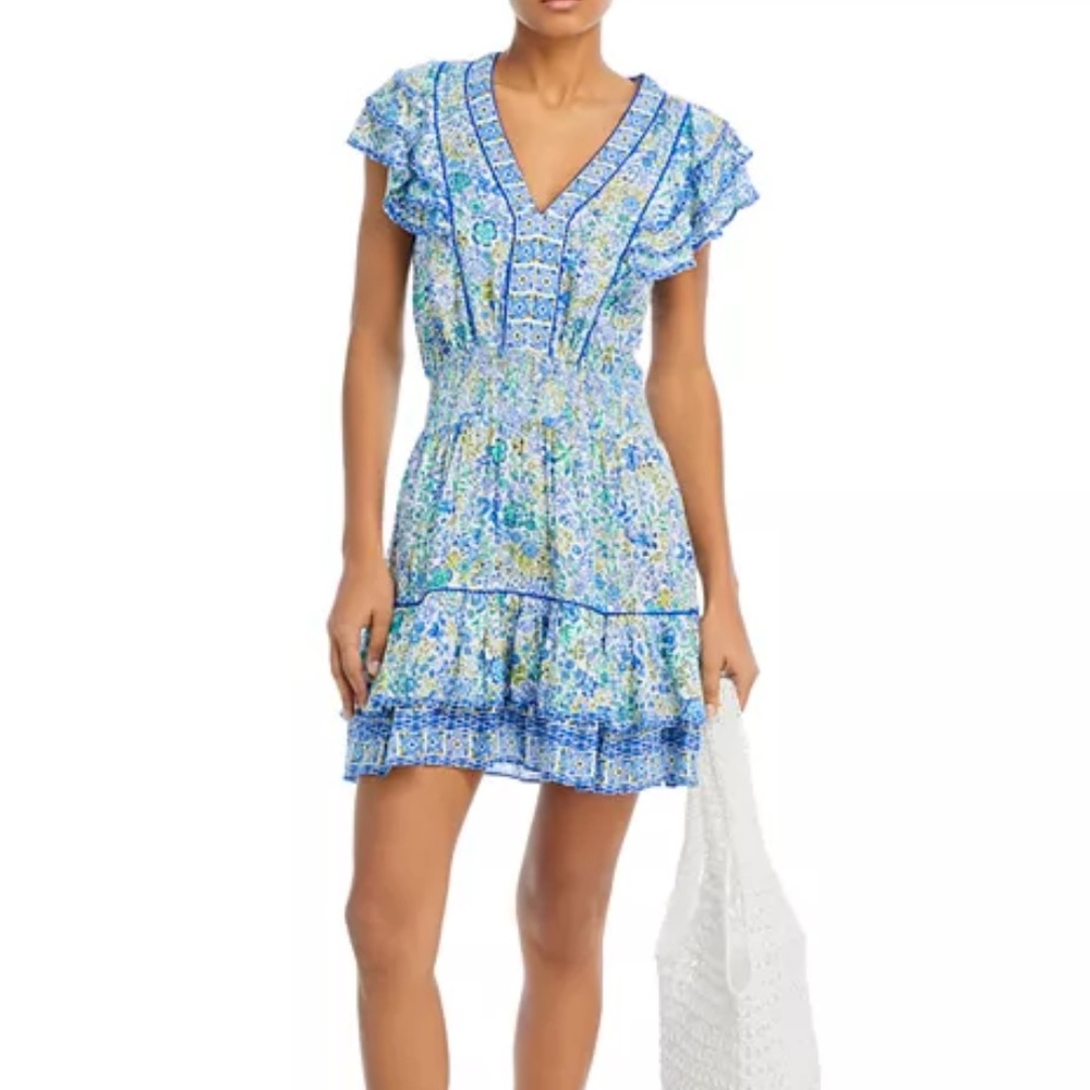 💙💚Poupette St. Barth💚💙 NWT Camila Mini Dress. Large. GORGEOUS!
